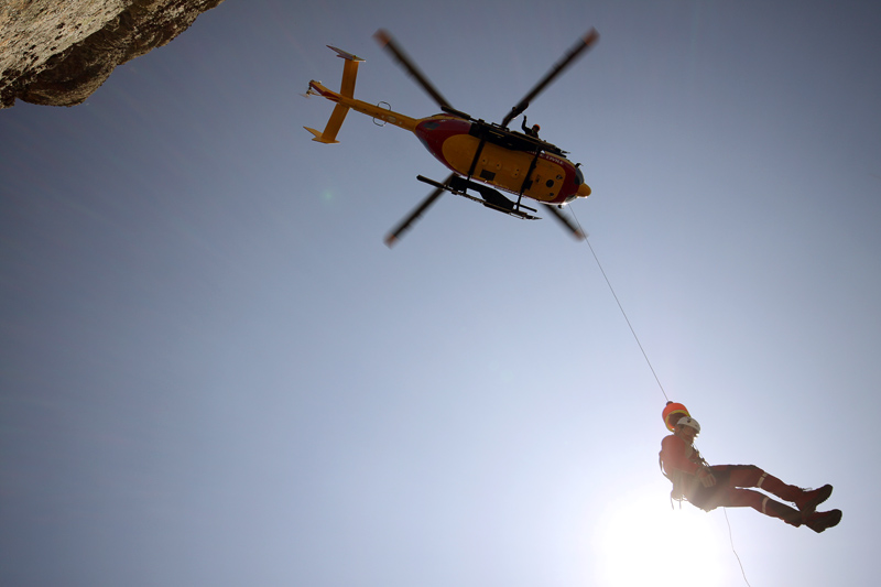 EC 145 en manoeuvre