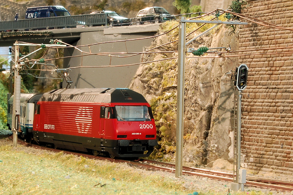 EC 4217 nach Roma. T.ni bei Ausfahrt Sig vom Bhf Därlingen