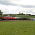 EC auf der Allgäubahn bei Aitrang 2.10.2018