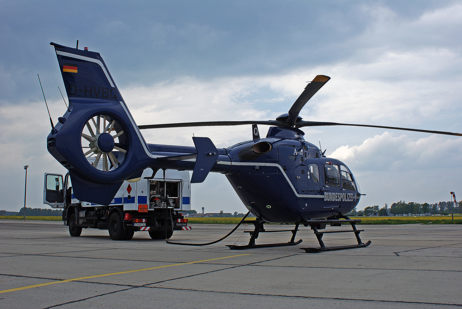 ec135 bei Sprittanken