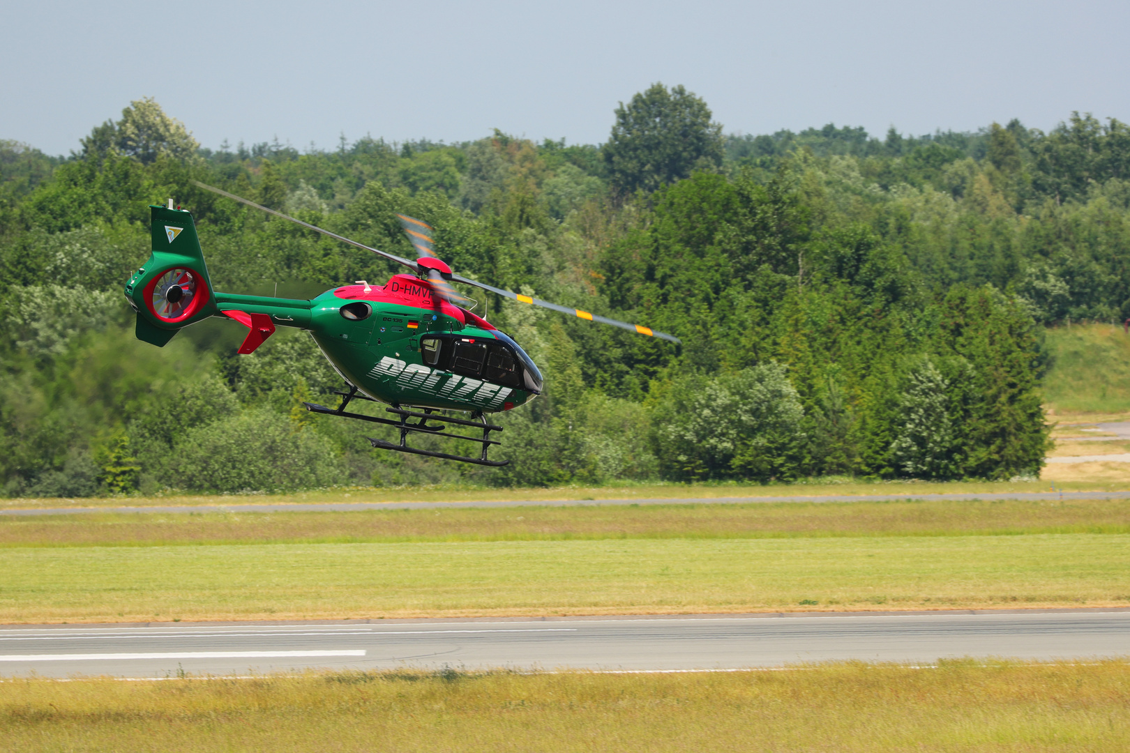 EC135 der Polizei