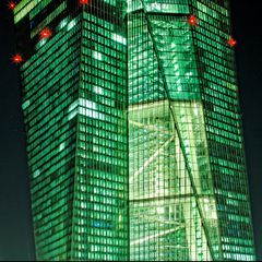 ECB by night (closeup view)