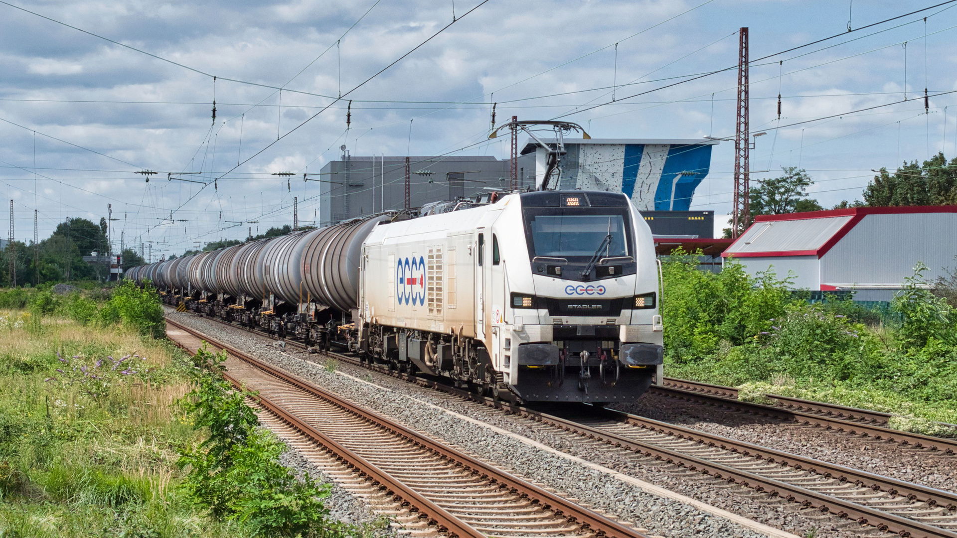 ecco-rail mit Kesselzug in Hilden