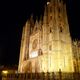 LEON CATHEDRAL ILLUMINATED ON A COLD MARCH EVENING