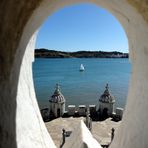 échappée belle par la fenêtre de la tour de BELEM