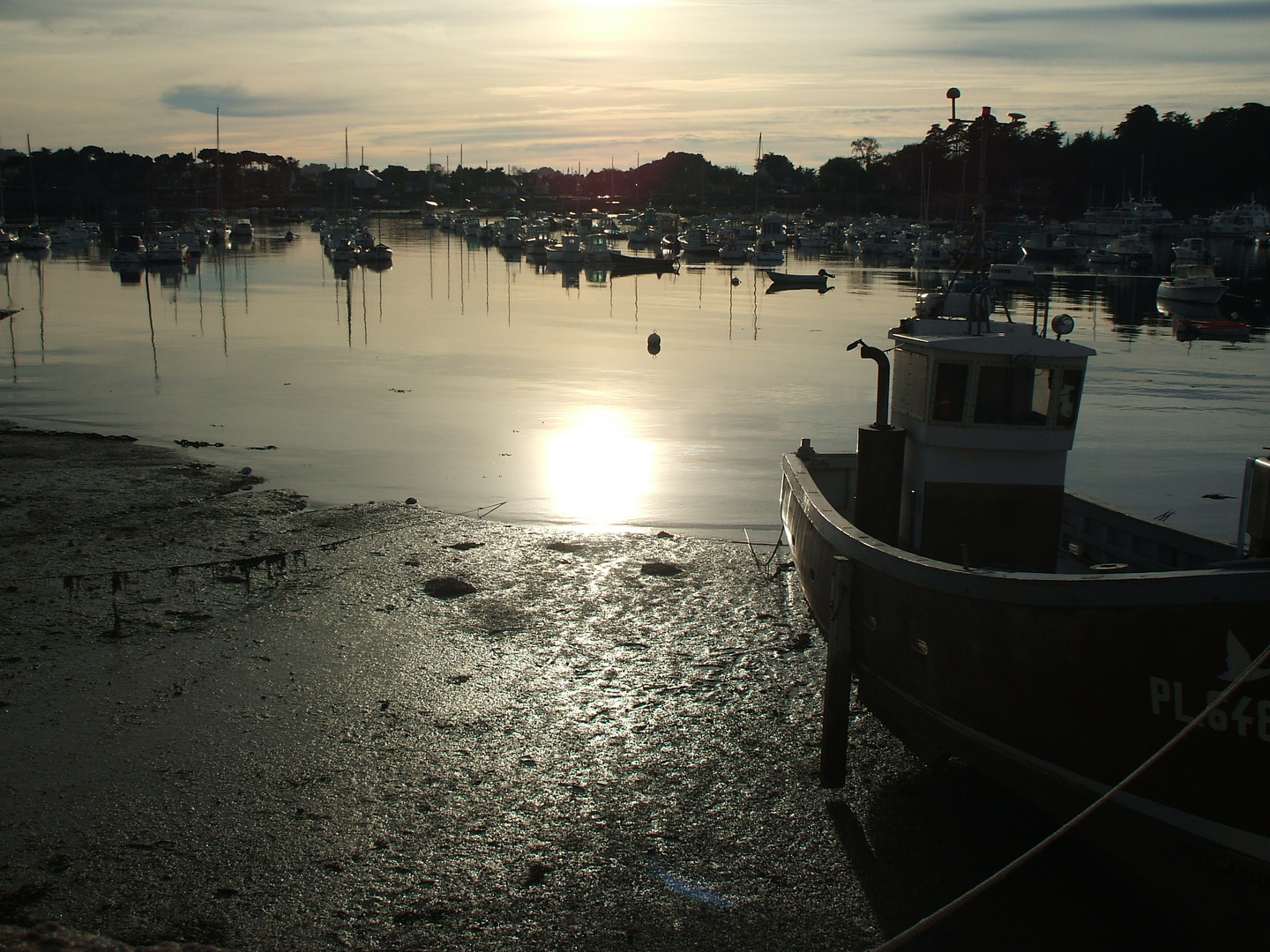 échouage à marée basse (ploumanac'h)