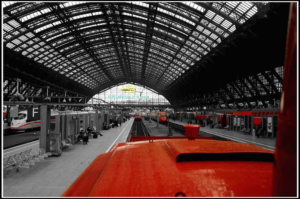 "Echt Kölnisch Wasser" - Einfahrt Köln HBF