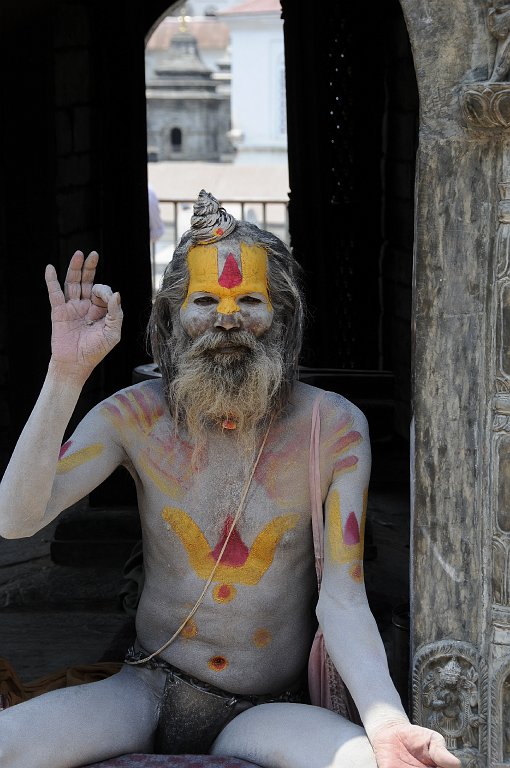 "Echter" Sadhu in Pashupatinat