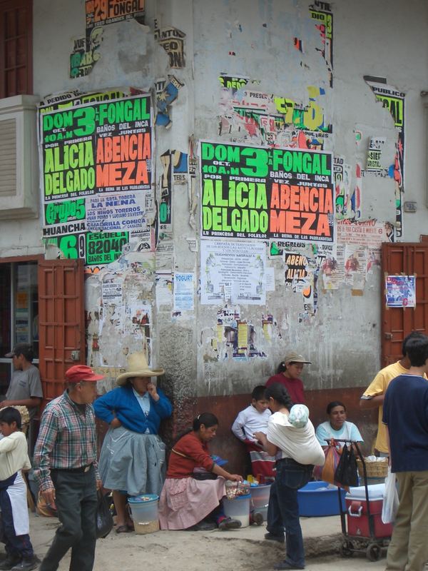 ecke am zentralmarkt in cajamarca