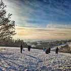 Eckenhagen, Schnee beim Blockhaus