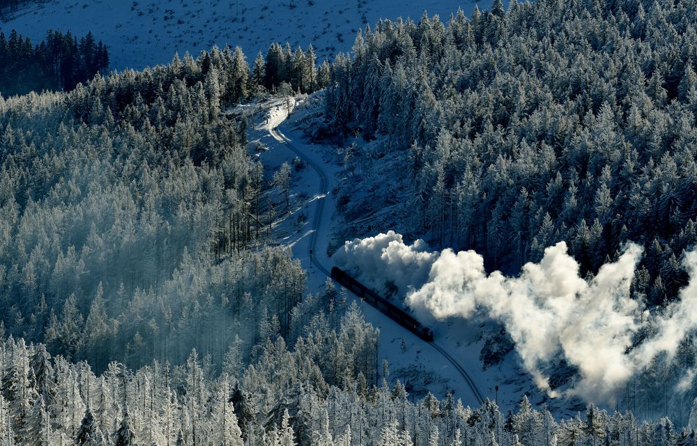 " Eckerloch "  View from top of the Brocken