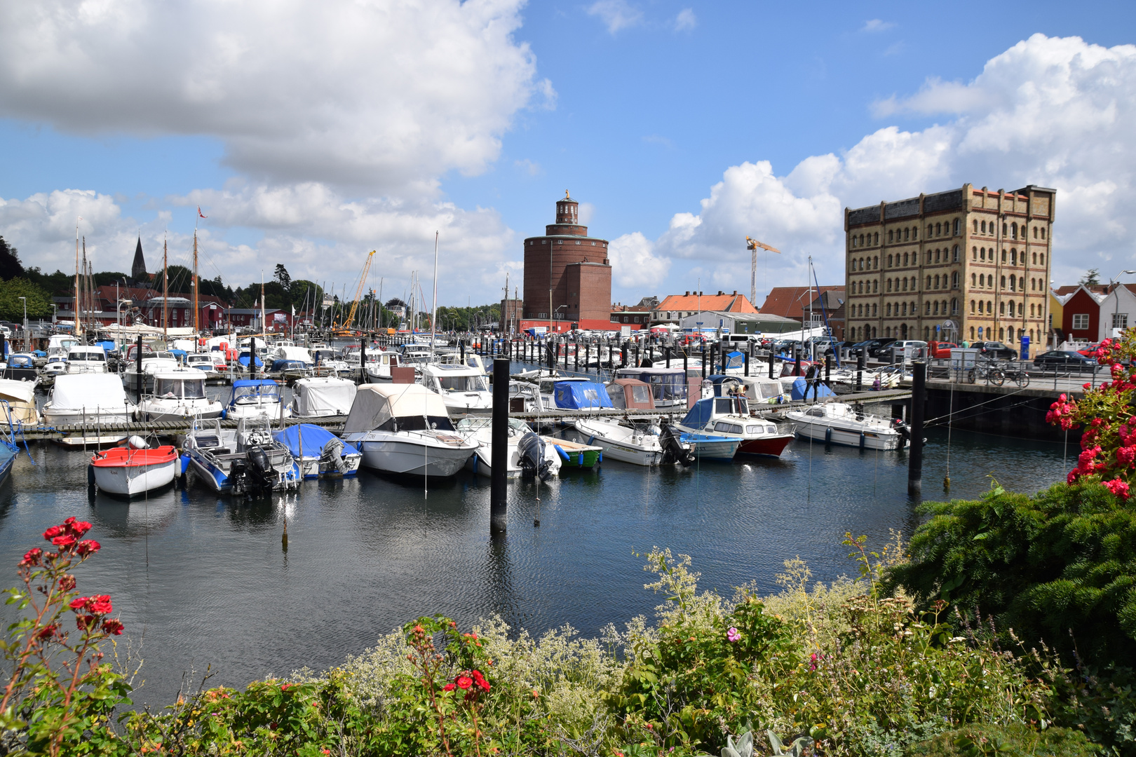 Eckernförde - Blick zum Hafen