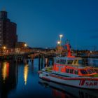 Eckernförder Hafen an einem frühen Oktobermorgen