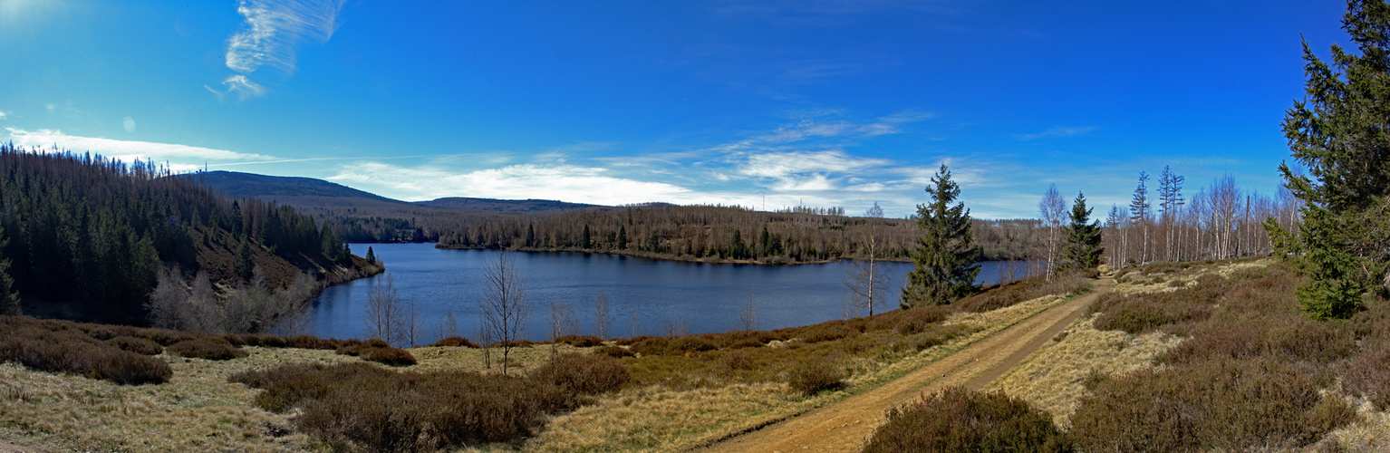 Eckertalsperre unterhalb des Brocken