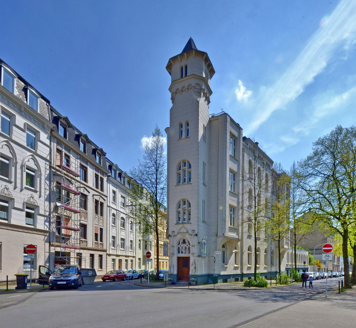 Eckhäuser 065 Die Engelnburg am Exezierplatz.