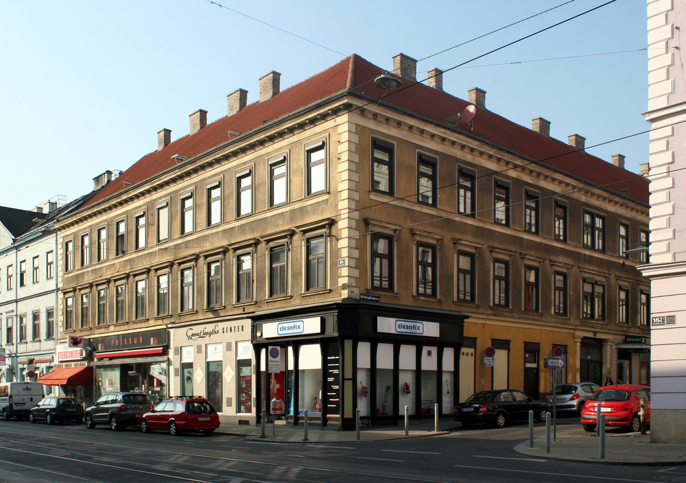 Eckhaus in der äußeren Mariahilfer Straße