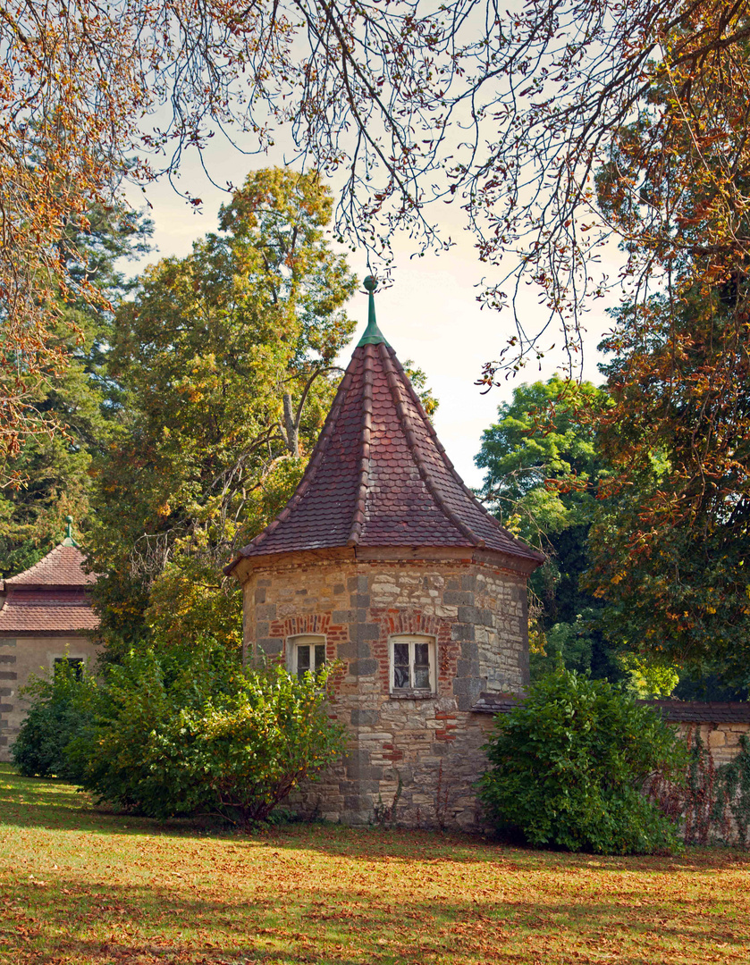 Eckturm Thurn u. Taxis Sommerschloss Trugenhofen