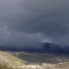 Eclair sur la vallée de l' Ubaye.