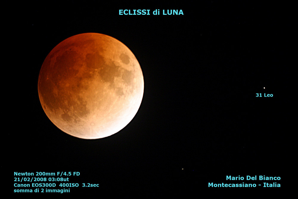 Eclissi totale di luna