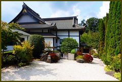 ECO-Haus Düsseldorf - Gebäude im Garten