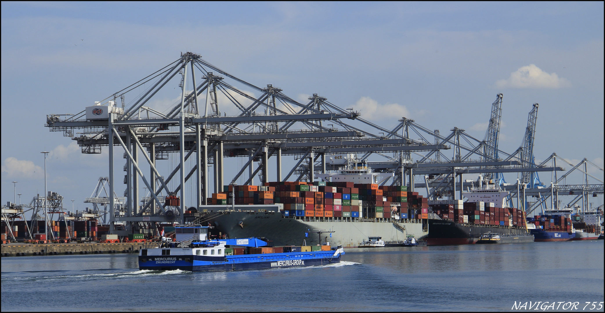 " ECT " Terminal, Amazonenhaven, Rotterdam.