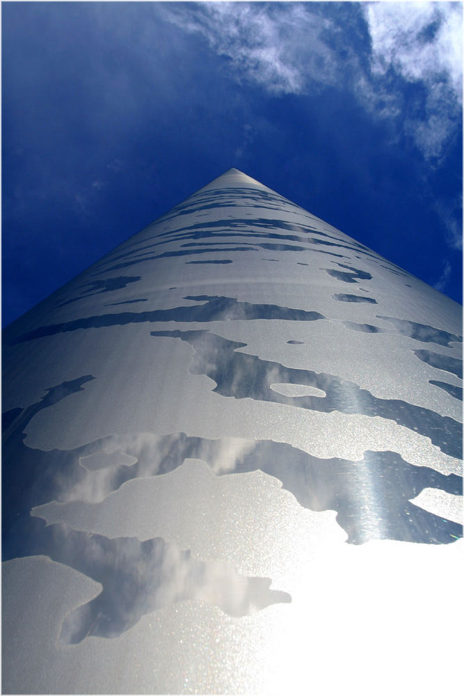 Edelstahlsäule Spire