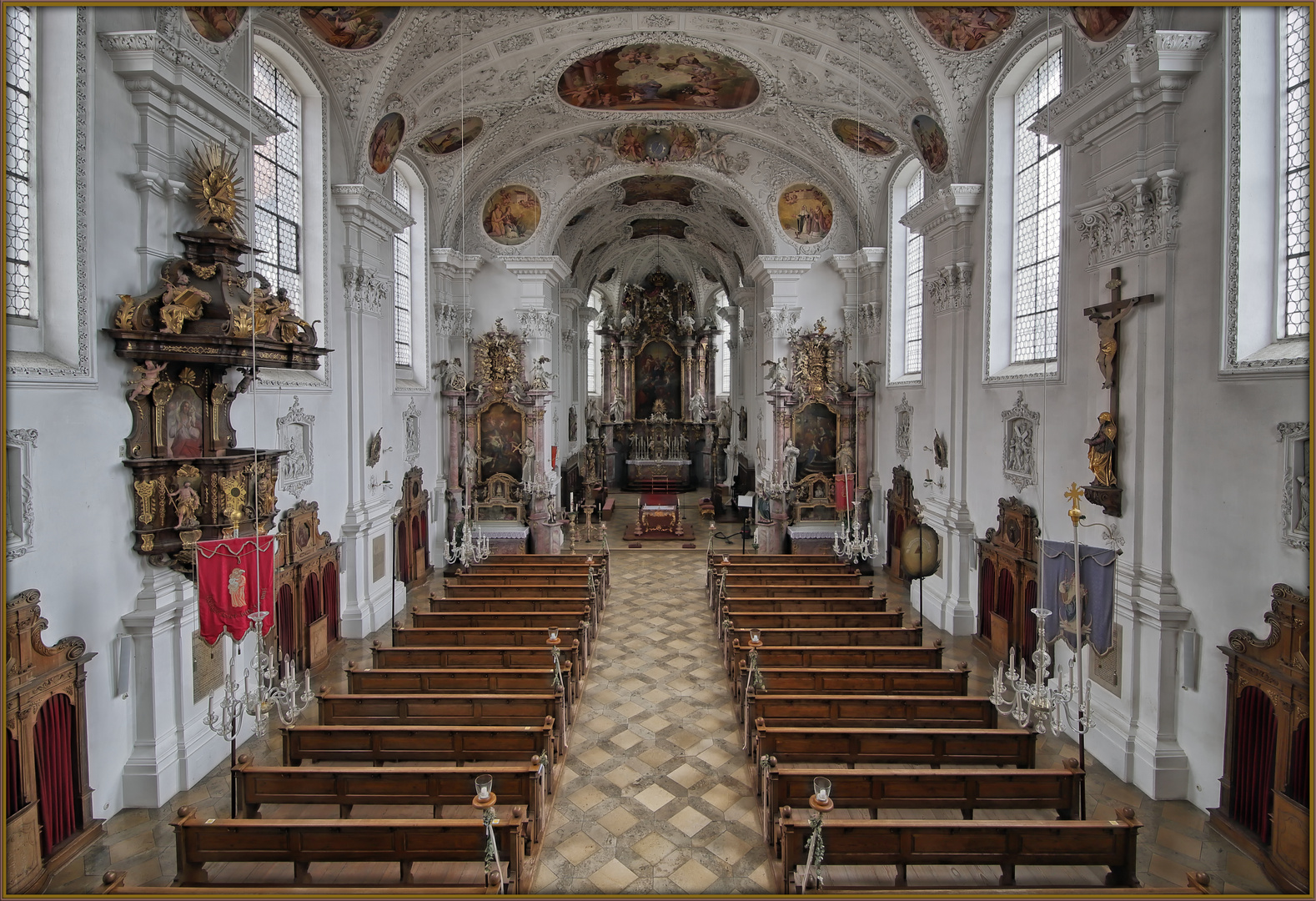 Edelstetten - ehemalige Klosterkirche St. Johannes Baptist und Johannes Evangelist 