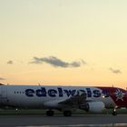 Edelweiss HB-IJV vor dem Start