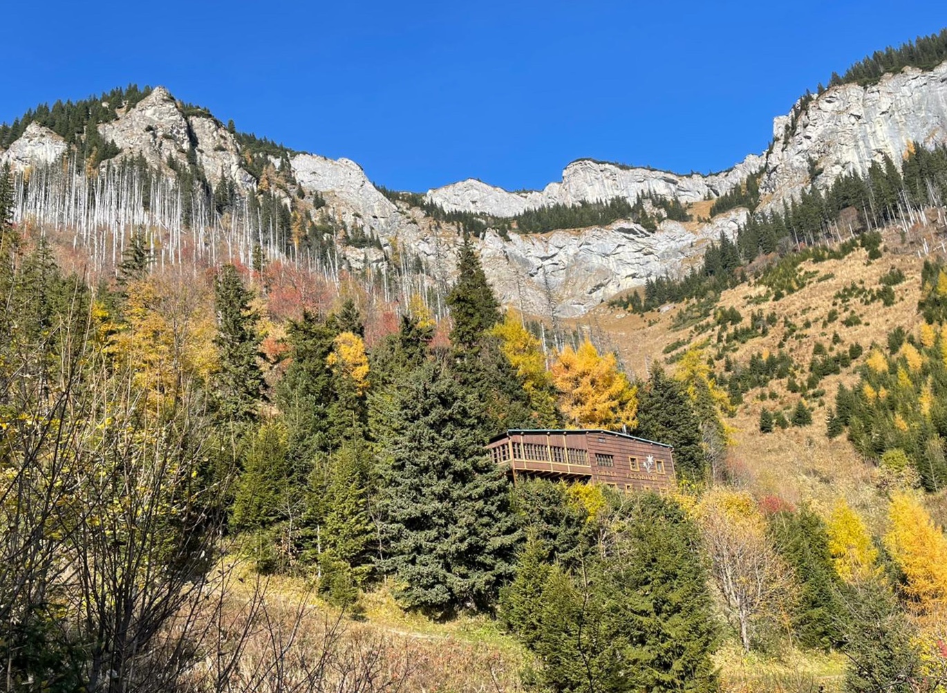 Edelweißhütte Hohe Tatra Slowakei Herbststimmung 