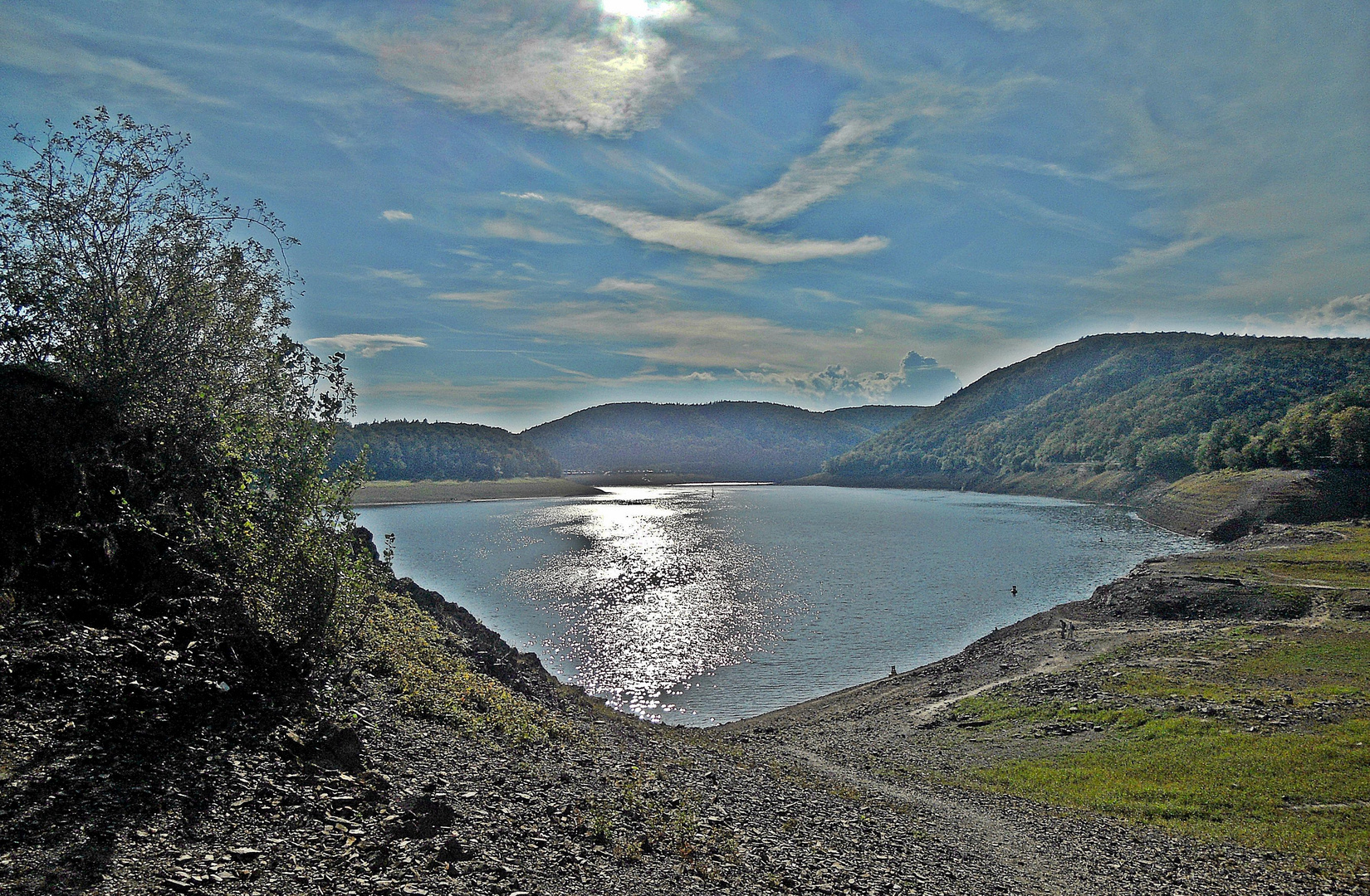 Edersee bei Niedrigwasser