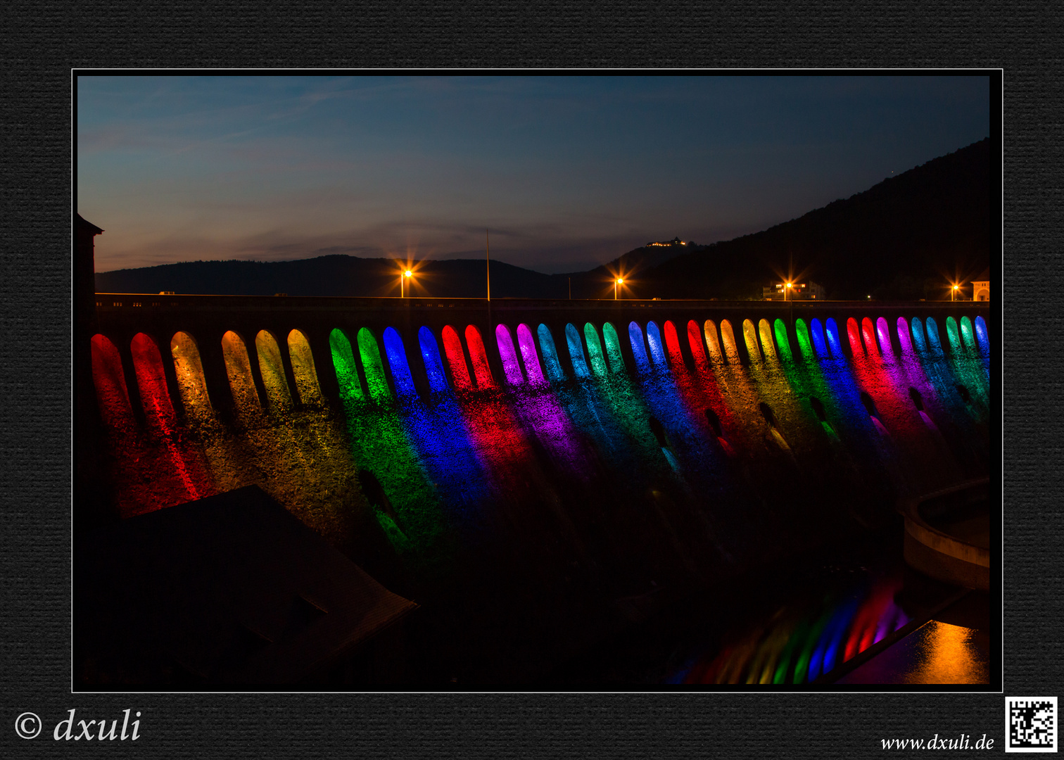 Edersee beleuchtet