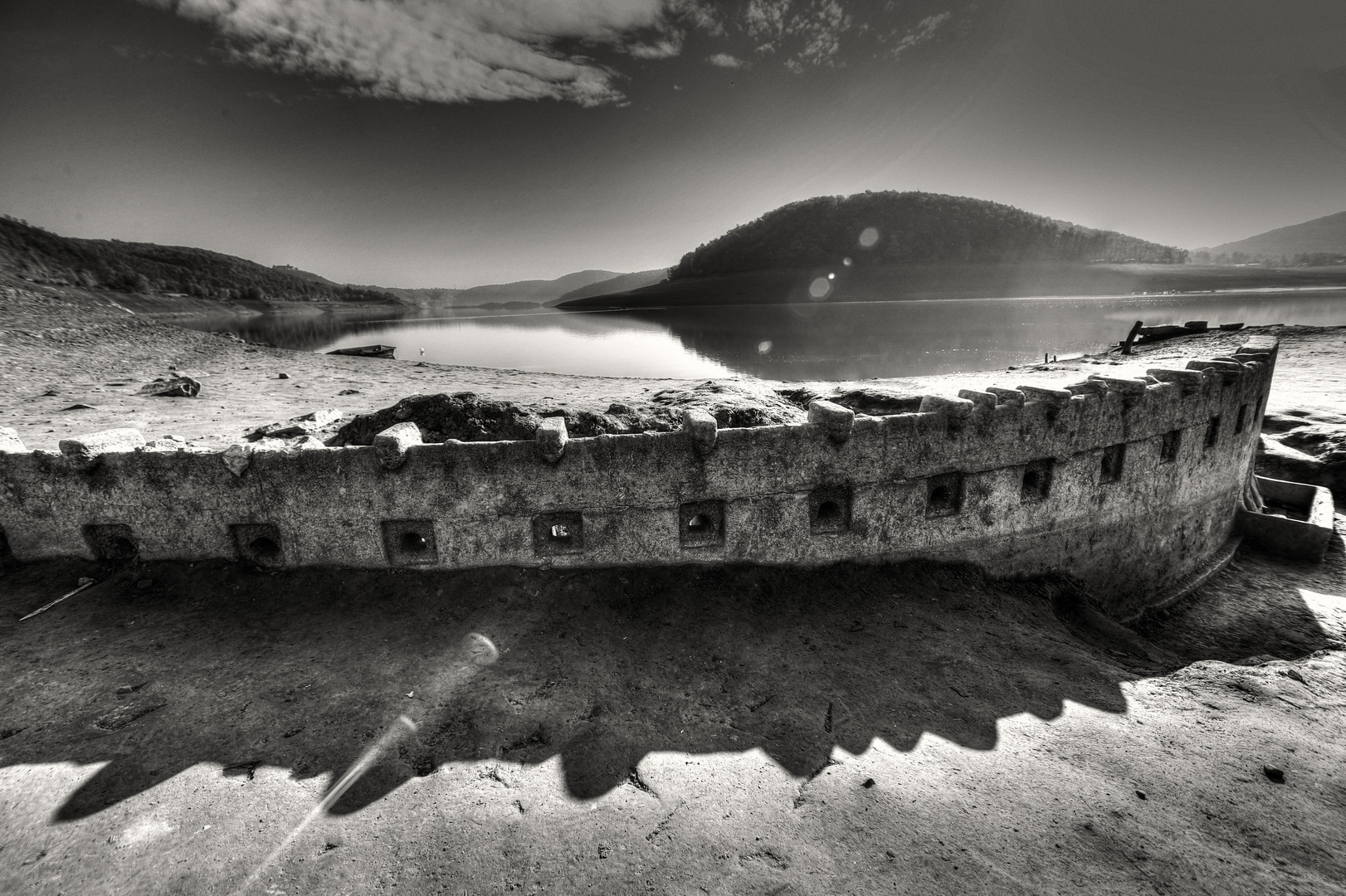 Edersee  * Sepia dunkel *