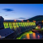 Edersee-Sperrmauer in LED