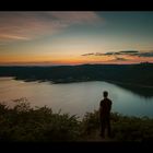 Edersee Sunset-Man