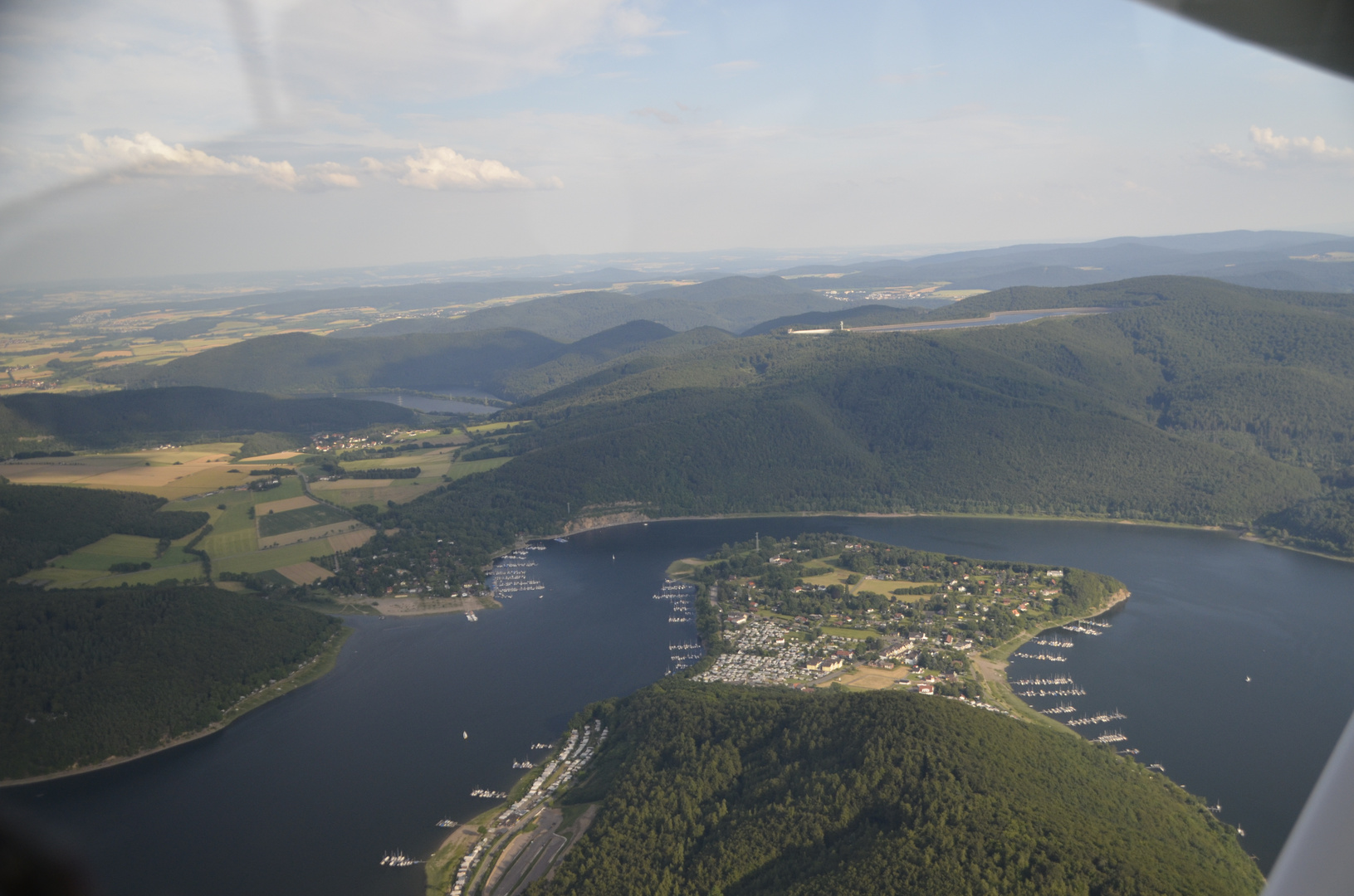 Edersee von oben