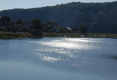 Edersee - zur Hälfte gefüllt