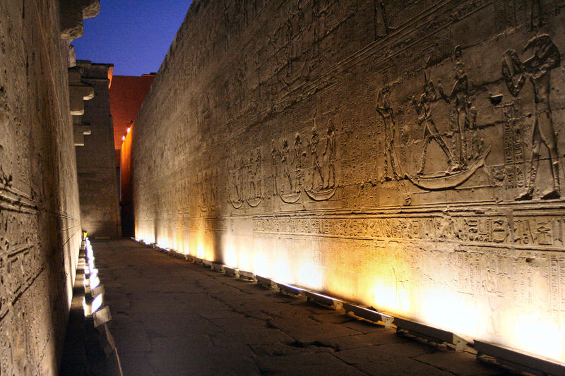 Edfu am Abend 1