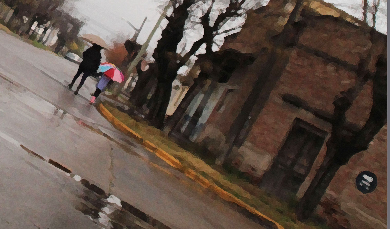 Edición con lluvia.