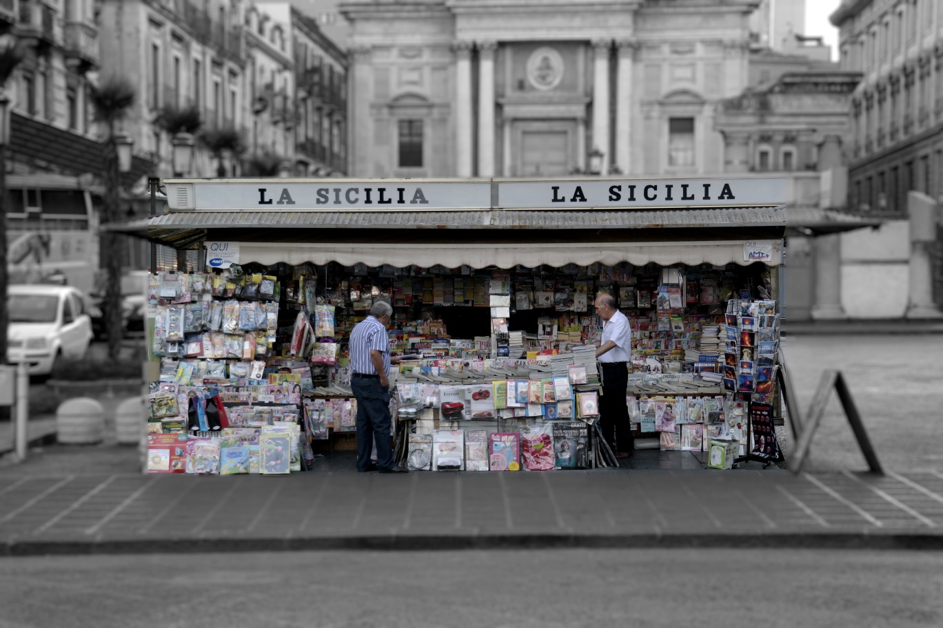 Edicola, Catania