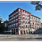 Edificio colorido de la calle Bailen en Madrid (Panoramica 3x2 Img) MiniKM3.5