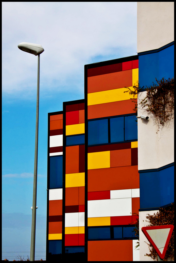 edificio de colores