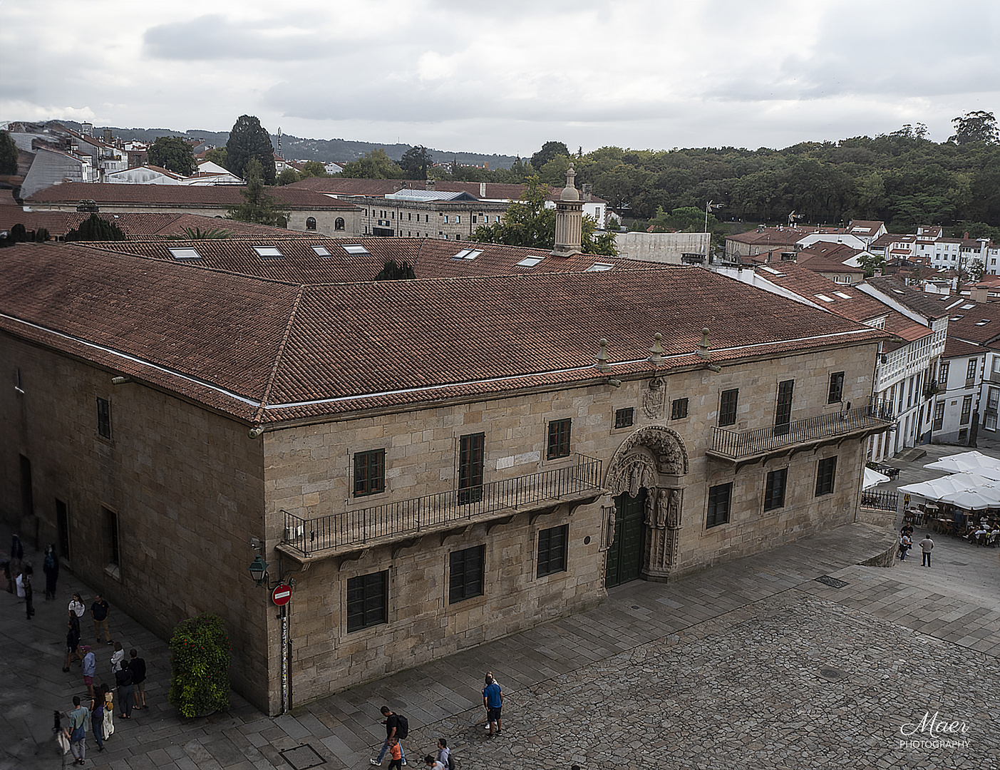 Edificio de la Universidad Compostelana.