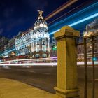 Edificio Metopoli de noche