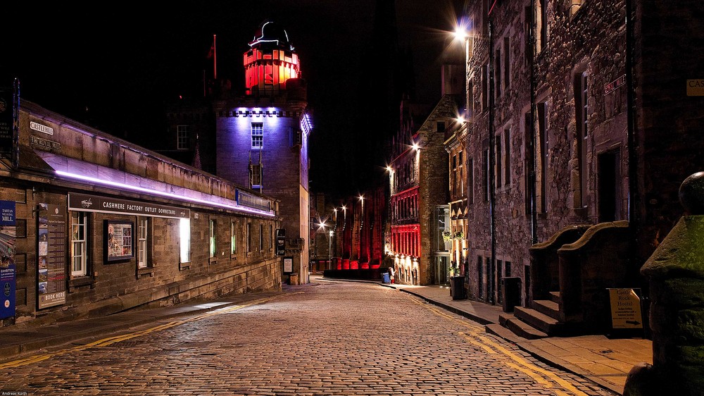 Edinburgh bei Nacht