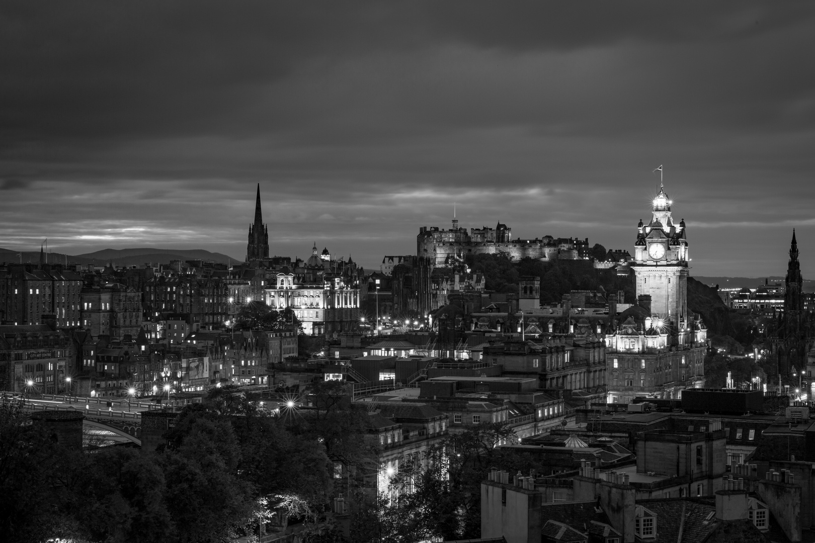 Edinburgh bei Nacht...