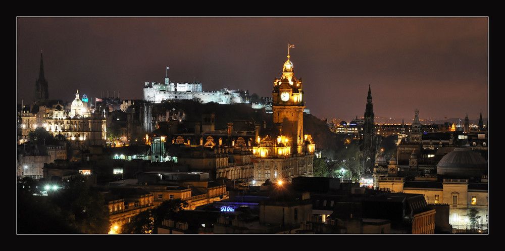 Edinburgh bei Nacht