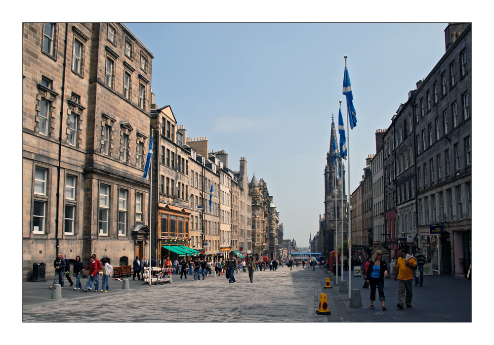 Edinburgh: Blue Flags - Blaue Flagen