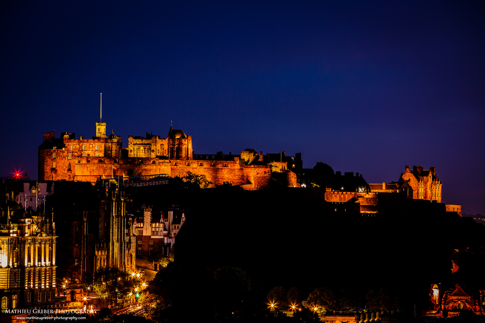 Edinburgh Castle at Night