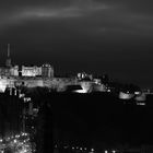 Edinburgh Castle Black and White