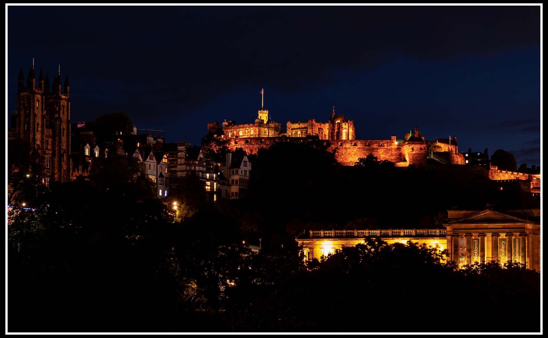 Edinburgh Castle by Night